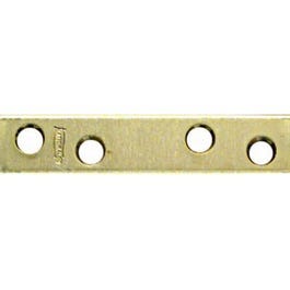 4-Pk., 5 8 x 3-In. Brass Mending Plate For Cheap