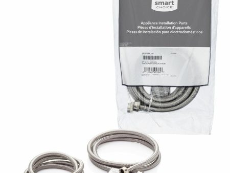 Smart Choice 6  Stainless Steel Braided Fill Hose 2 Pack For Cheap