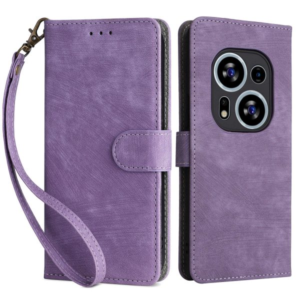 For Tecno Phantom X2 5G   X2 Pro 5G RFID Blocking Phone Case Folio Flip Leather Wallet Stand Cover with Strap Hot on Sale