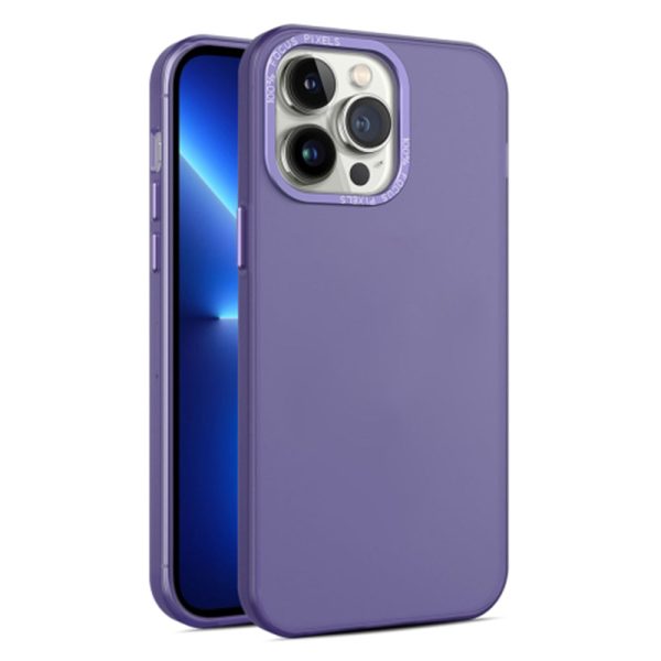 PC+TPU Translucent Matte Phone Case for iPhone 15 Pro , Aluminum Alloy Lens Frame Protection Back Cover Online Hot Sale